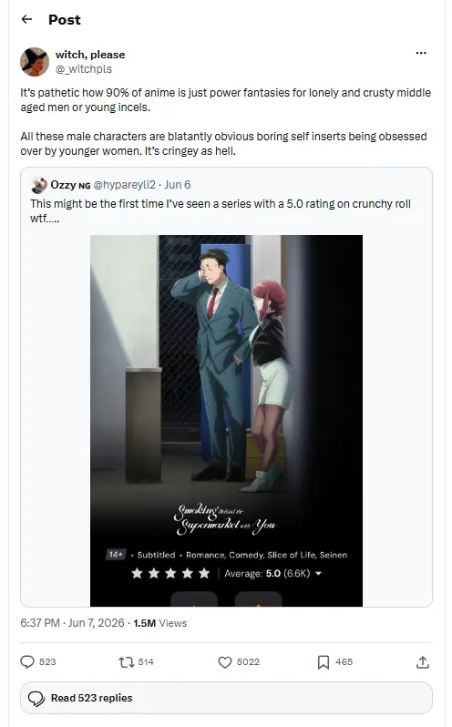 多数动漫只为取悦单身男?粉丝反击傲慢限制了想像力