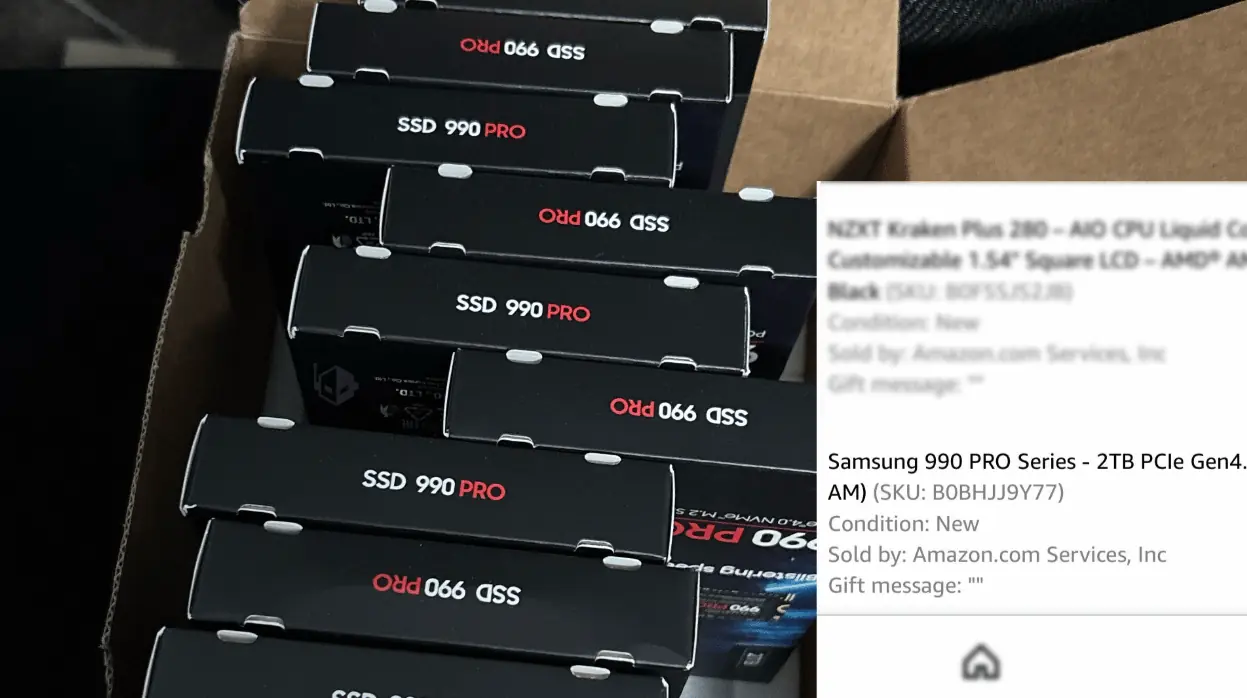 买1块到手10块！亚马逊误发三星SSD 总值近3.3万元