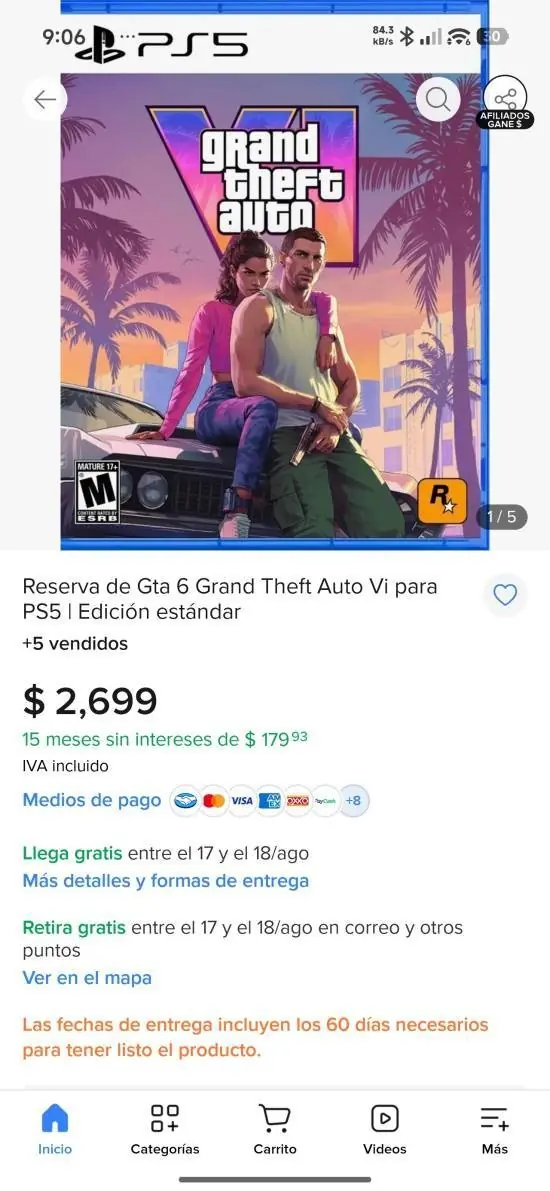 墨西哥平台上线《GTA6》预购 千元定价引玩家热议!