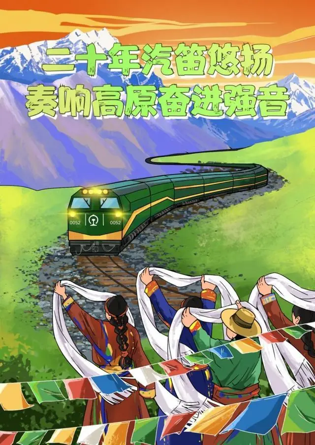 【见证天路变迁】漫评|二十年汽笛悠扬,奏响高原奋进强音
