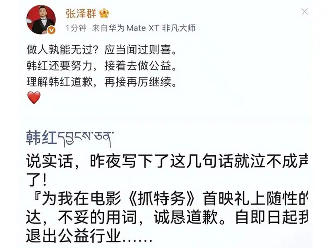 “走个面”让韩红“丢了面”,疑似退出公益事业,网友怪其情绪化