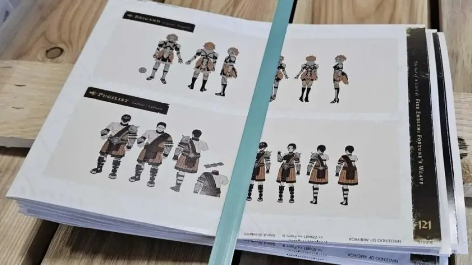 《火焰纹章:万缕千丝》设定集泄露:双性别角色登场