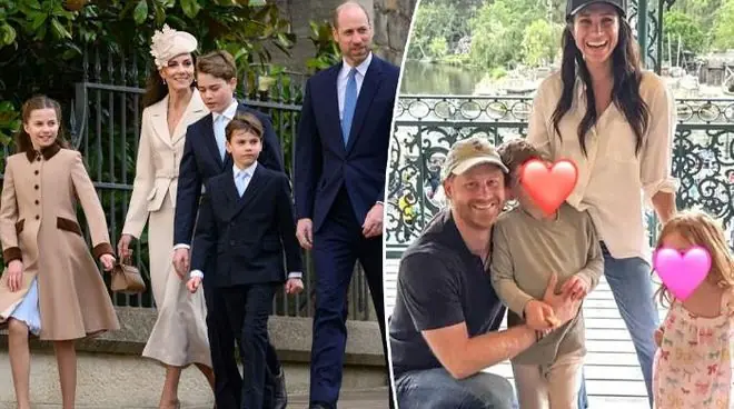 哈里带老婆孩子杀回英国，威廉却带着凯特和三个娃“连夜跑了”？