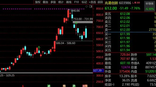 科技股“滑铁卢”背后:8600亿资金激烈绞杀,兆易创新594亿天量刷新记录,宁德时代、中际旭创、寒武纪等龙头全军覆没,后市何去何从?