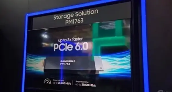 三星PM1763 SSD量产：PCIe 6.0液冷AI存储，顺序读达28.4GB/s