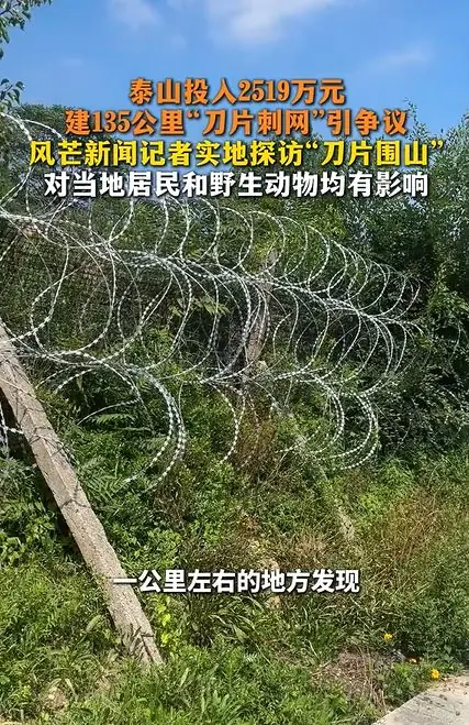 浙媒痛批泰山铁丝网,鲁媒直接打脸:对自家刀刺网选择性失明,真是双标!