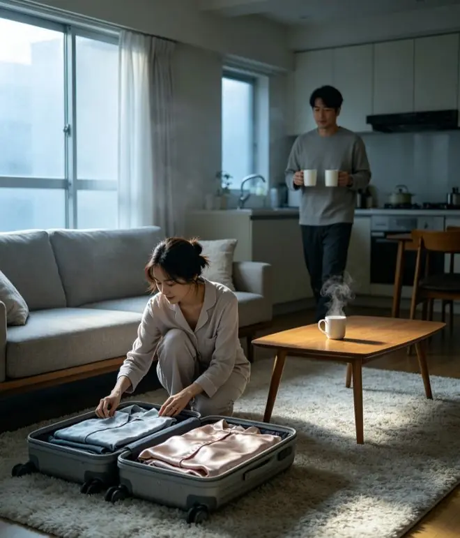 结婚三年妻子总出差，我扮服务生推开房门，她与情夫吓得脸色煞白