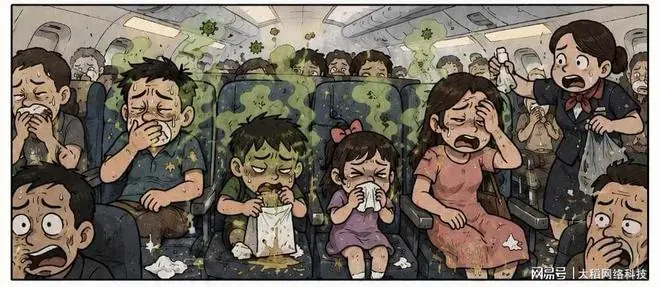 实拍现场不忍细看！排泄物浸透座椅、弄脏航空毛毯，臭气熏天！