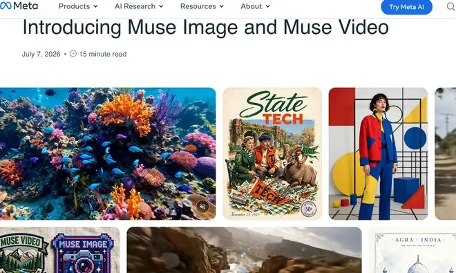 Meta正式发布自研Muse Image图像生成模型