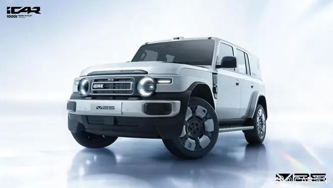 奇瑞iCAR V25官图公布,定位科技时尚轻旗舰SUV