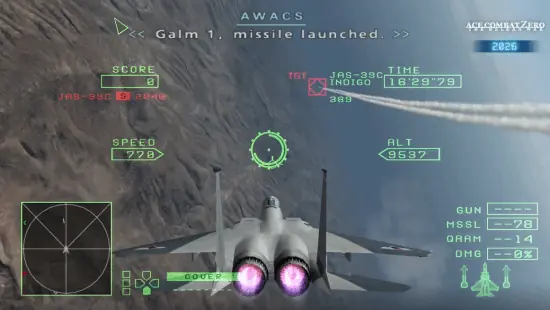 《皇牌空战Zero》PV首曝!4K60帧表现 10月2日登场
