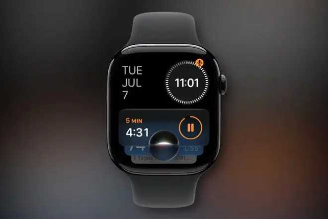 watchOS 27 Beta 3 Siri 计时器功能示意