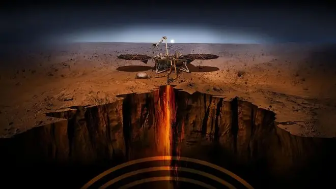 NASA洞察号数据揭示:火星地壳深处曾存在巨型岩浆海