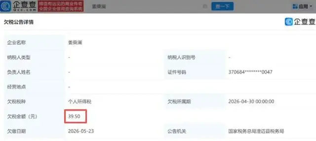 欠税39.5元！美妆博主程十安停更三年回归涨粉