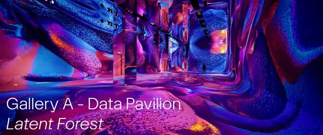 《Machine Dreams: Rainforest》第一个展厅 图源:Dataland官网